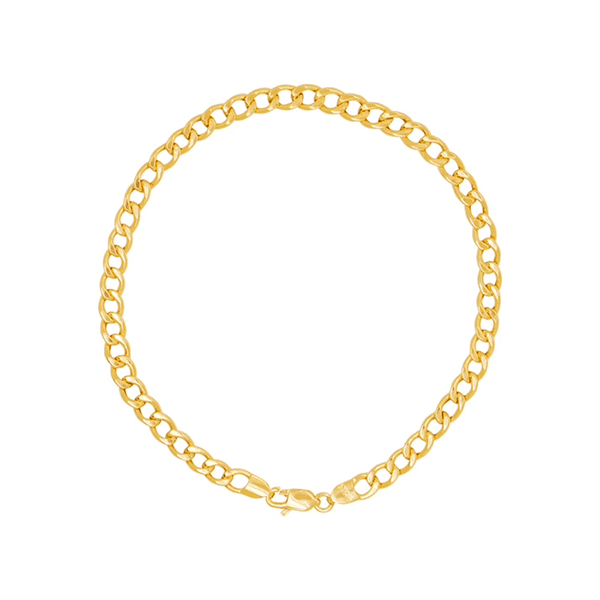 Pulseira Groumet em Ouro 18K - 18cm e 19cm