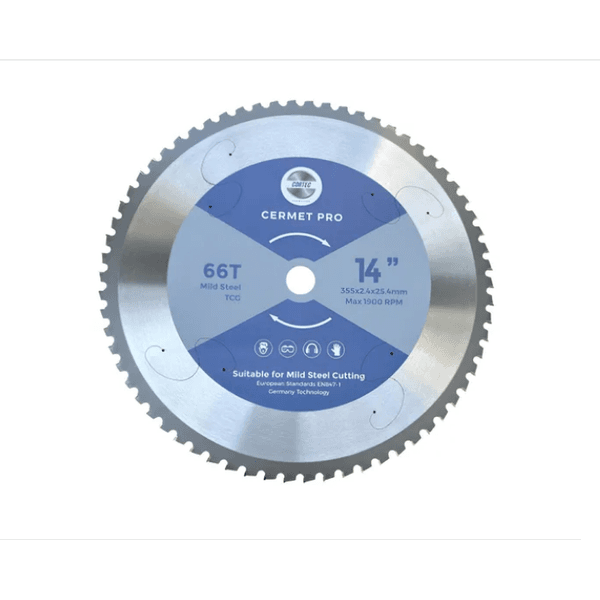 Disco De Corte Metal Cortec Multiuso 14'' 66 Dentes
