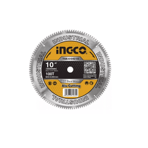 Disco De Serra Circular Para Aluminio 255x100 Dentes Ingco