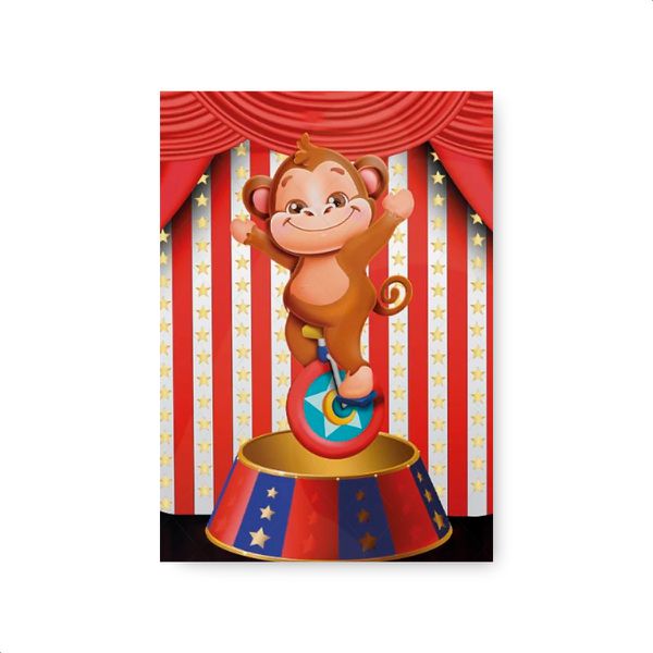 Capa Painel Retangular Sublimado Tema Circo 419
