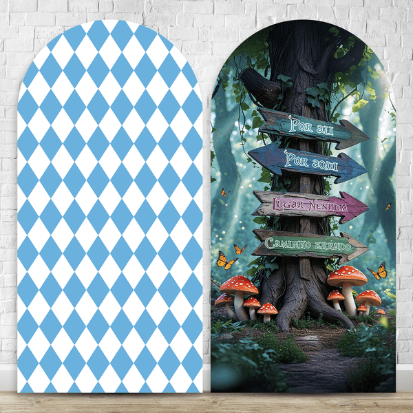  Painel Romano Tema ALice no País das Maravilhas 4168