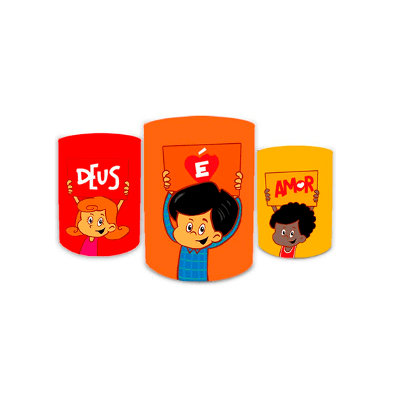 Trio Capas de Cilindros - 3 Palavrinhas