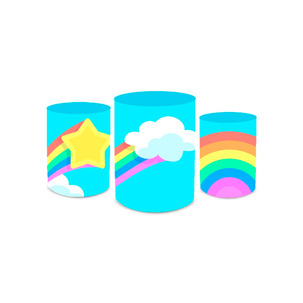 Trio Capas de Cilindros - Arco Íris