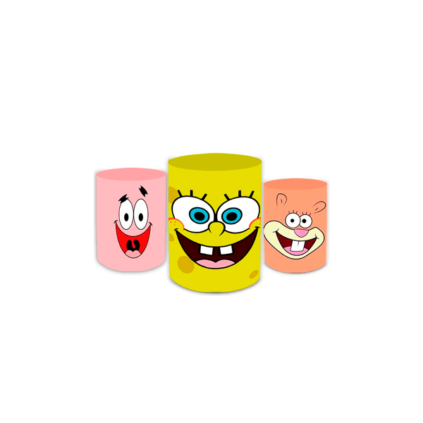 Trio Capas de Cilindros - Bob Esponja