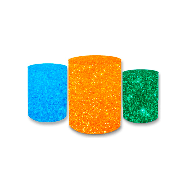 Trio Capas de Cilindros - Gliter
