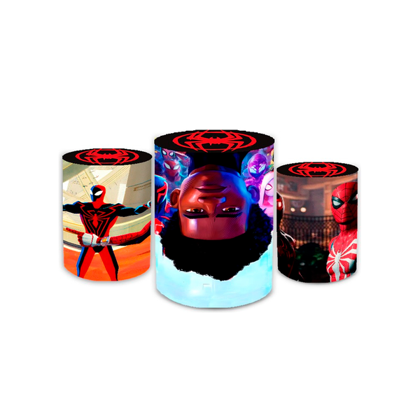 Trio Capas de Cilindros - Homem Aranha Baby