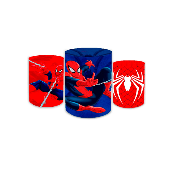 Trio Capas de Cilindros - Homem Aranha Baby