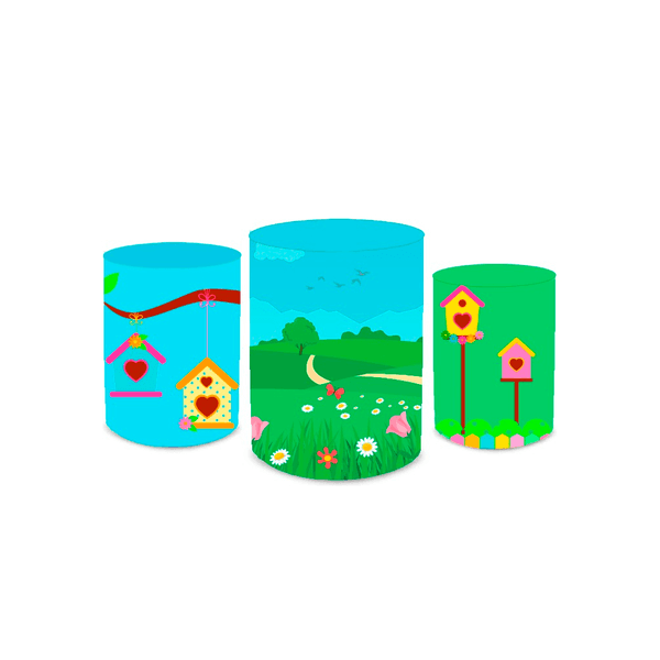Trio Capas de Cilindros - Jardim Infantil