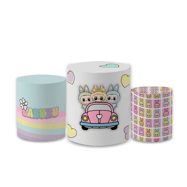 Trio Capas de Cilindros - Labubu