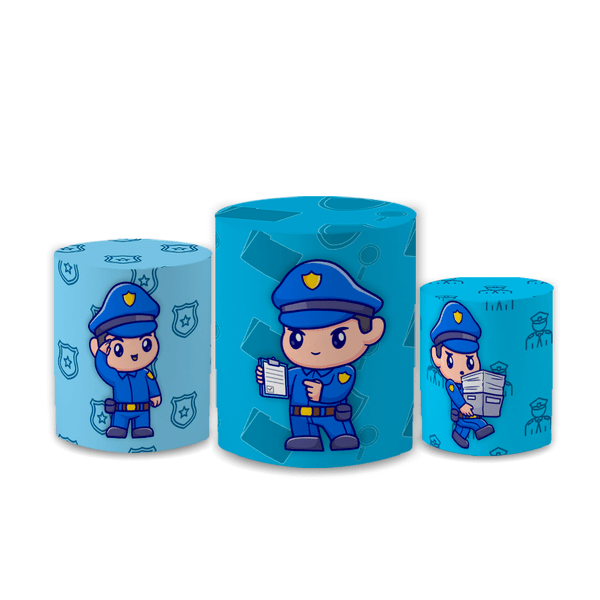 Trio Capas de Cilindros - Polícia Desenho