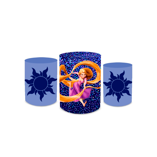 Trio Capas de Cilindros - Rapunzel