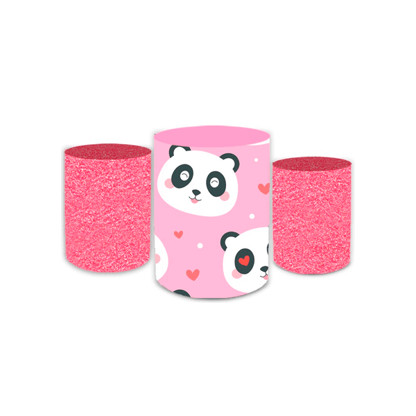 Trio Capas de Cilindros - Urso Panda