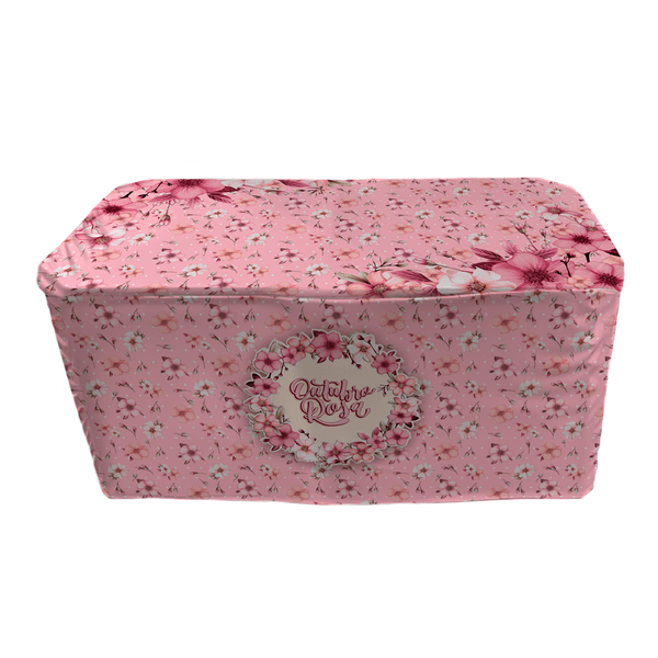 Capa Decorativa de Mesa - Outubro Rosa