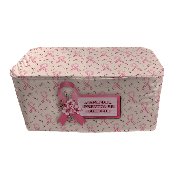 Capa Decorativa de Mesa - Outubro Rosa