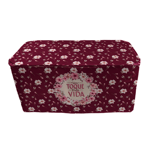 Capa Decorativa de Mesa - Outubro Rosa