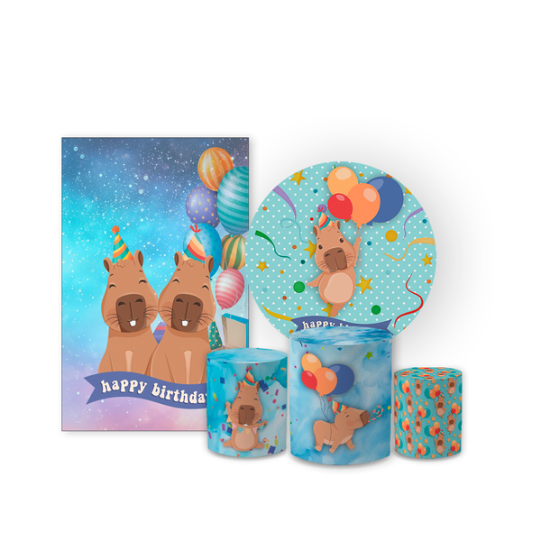 Kit 5 Peças - Capivara