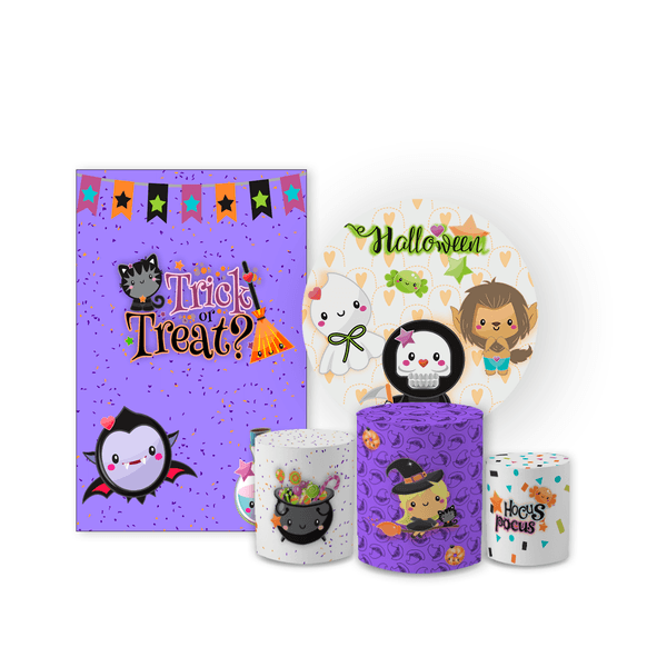Kit 5 Peças - Hallowen