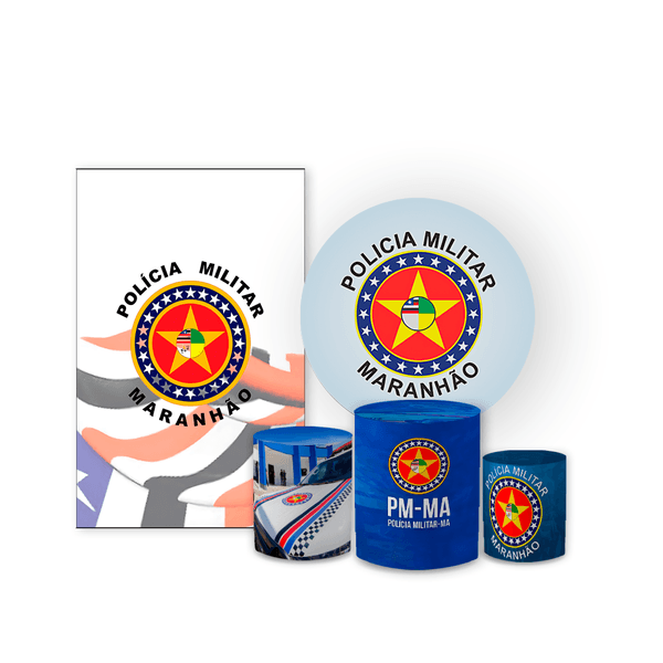 Kit 5 Peças - Polícia