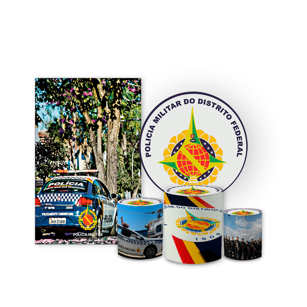 Kit 5 Peças - Polícia