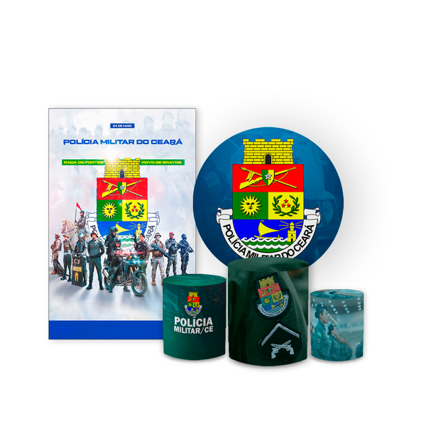 Kit 5 Peças - Polícia