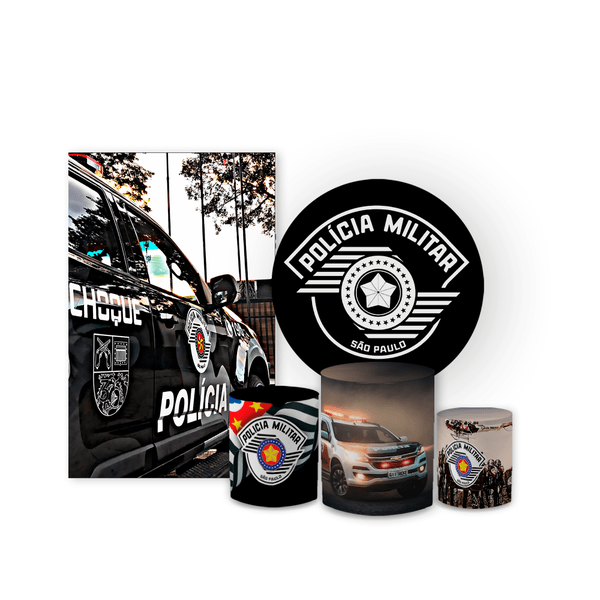 Kit 5 Peças - Polícia
