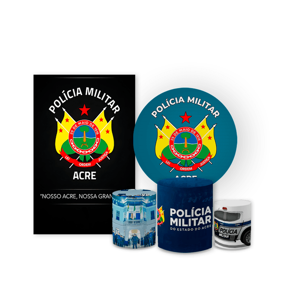 Kit 5 Peças - Polícia