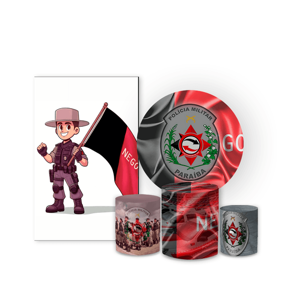 Kit 5 Peças - Polícia