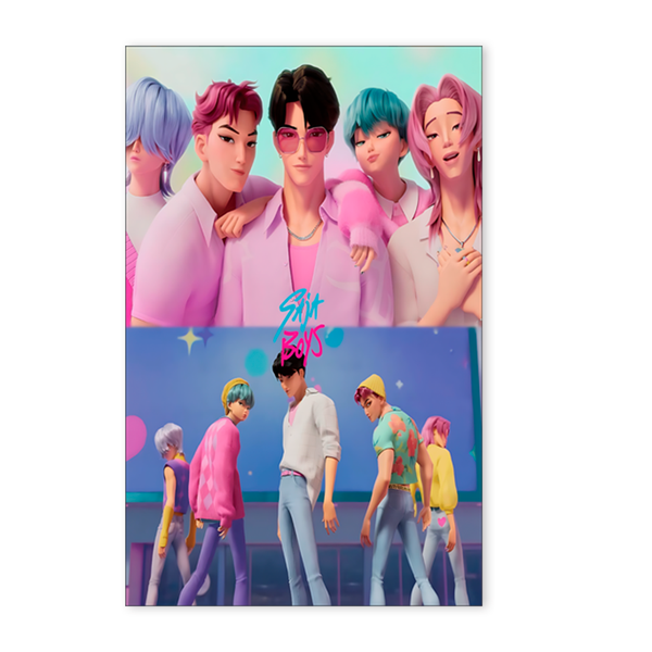 Painel Retangular 2.20x1.50 - Guerreiras K-Pop