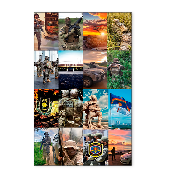 Painel Retangular 2.20x1.50 - Polícia