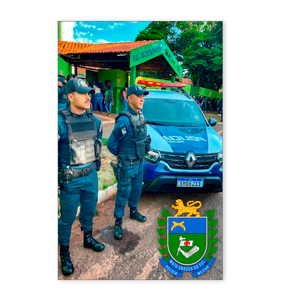 Painel Retangular 2.20x1.50 - Polícia