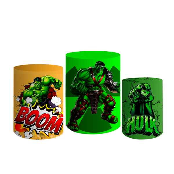 Trio De Cilindros Para Festas Incrível Hulk