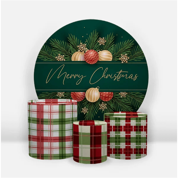 Kit Capa Painel Sublimado + 3 Capas De Cilindro - Natal 01