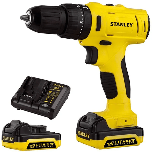 Parafusadeira e Furadeira de Impacto a Bateria 1/2" 20v Stanley SCD711C1K