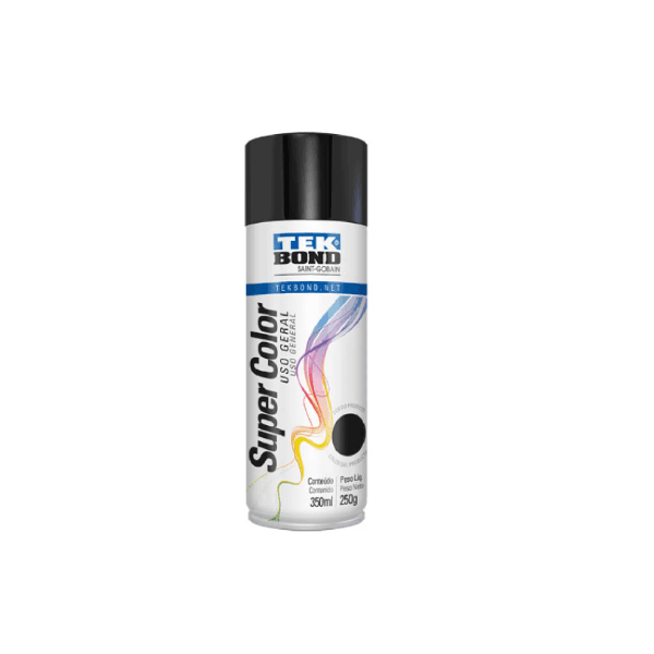 TINTA SPRAY SUPER COLOR PARA USO GERAL 350ML/250GR DA TEKBOND