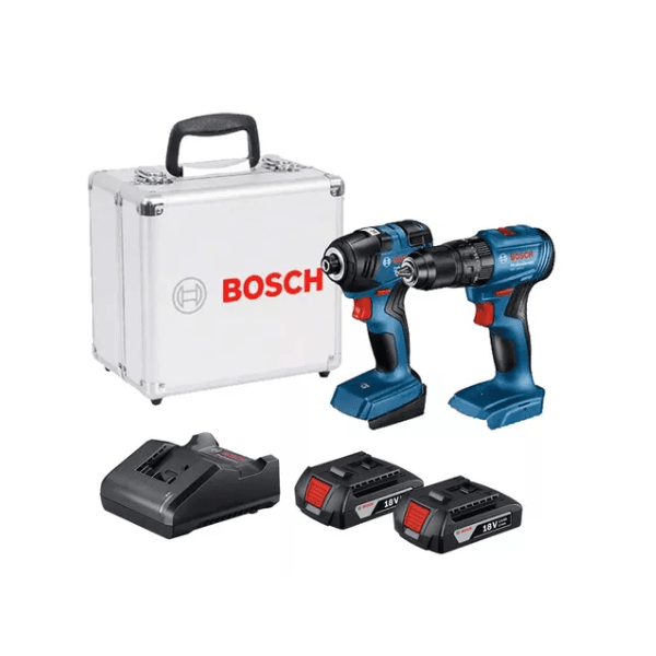 O Combo Furadeira GSB 185 + Chave de Impacto GDR 18V-200 da Bosch