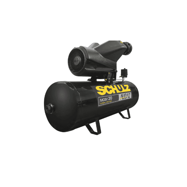 Compressor de Ar Audaz 5HP 20 Pés 200L 175lbf Trifásico 220/380V da SCHULZ- MCSV20/200