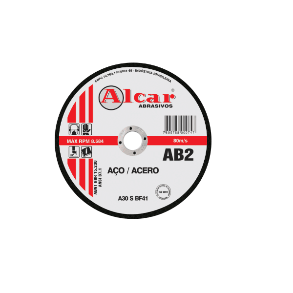 DISCO CORTE DE ACO AB-2 09 ALCAR