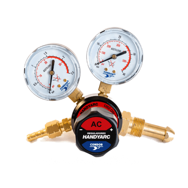 Regulador de Pressão HandyGas 1,5 Acetileno Para Cilindro CONDOR