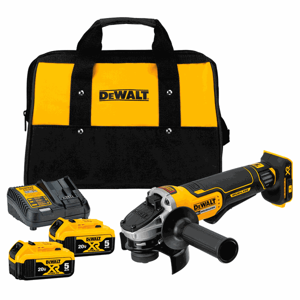 ESMERILHADEIRA 20V 5" C/2 BATERIAS DCG413P2 DEWALT