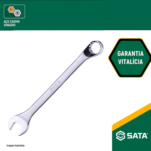 Chave Combinada Speedy Com Catraca Da Sata - Medidas Em Milímetro