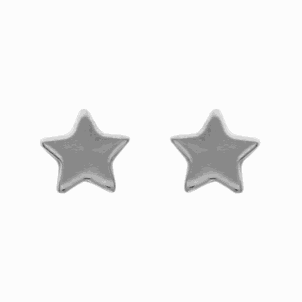 Brinco Estrela Aço Inoxidável 