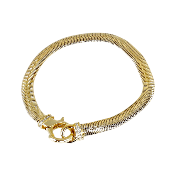 Pulseira Lacraia Com Fecho Em Detalhes De Zircônia By Kumbayá Joias