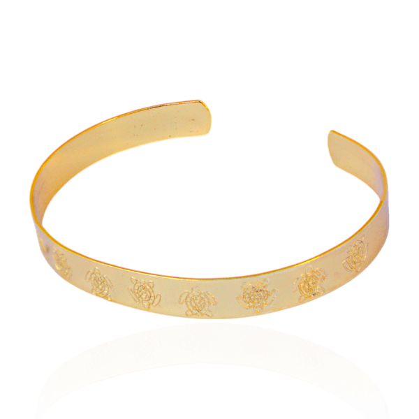 Bracelete Mar Banho de Ouro 18K