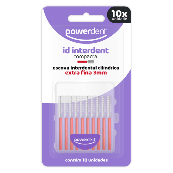 Escova Interdental Powerdent Extra Fina 3mm