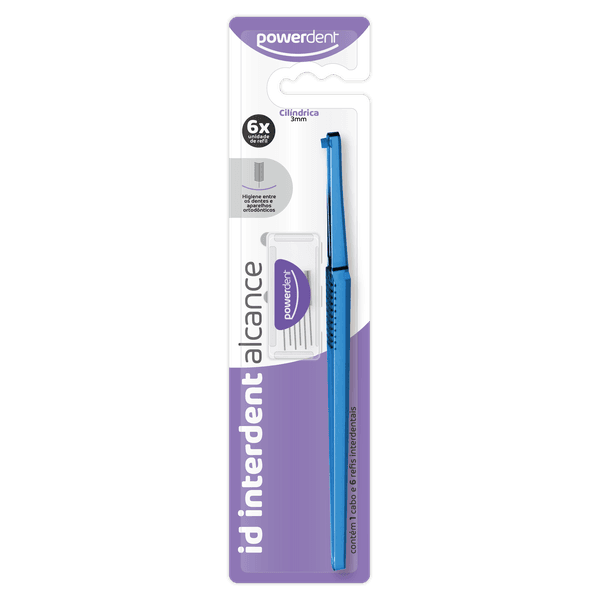 Escova Interdental Powerdent Alcance Cilíndrica 3mm