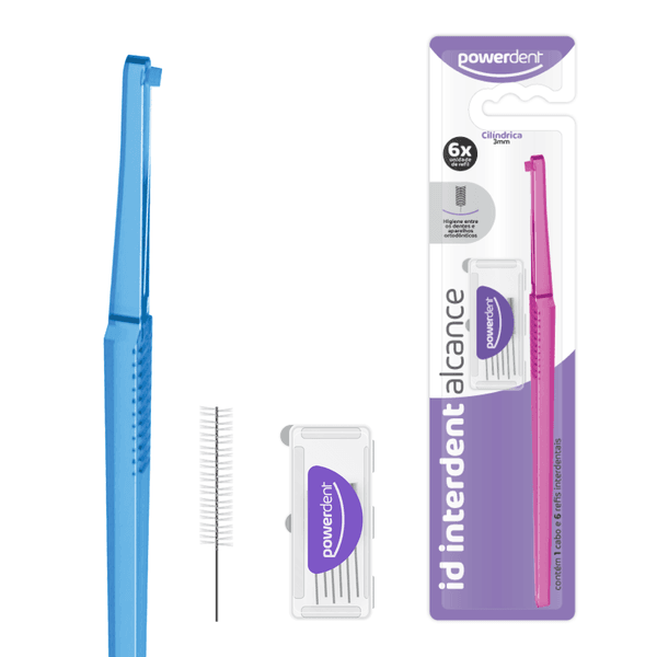 Escova Interdental Powerdent Alcance Cilíndrica 3mm