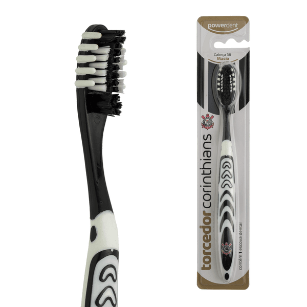 Escova de dente Powerdent Torcedor Corinthians