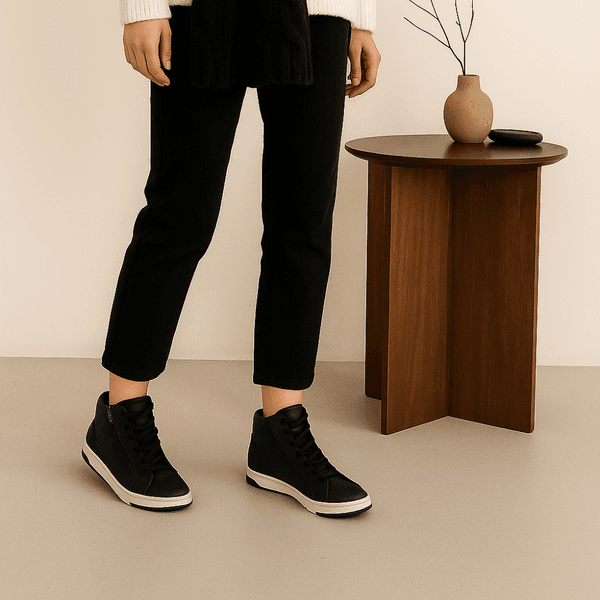 Bota Couro Premium Bella Plume Paris 2055 