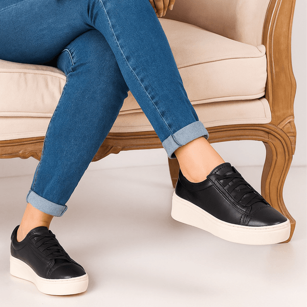 Tênis Slip On Feminino Couro Premium Paris 2229