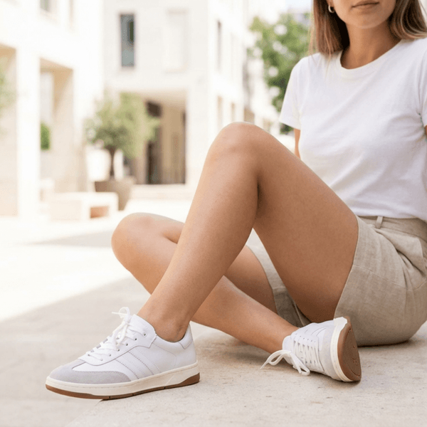 Tênis Casual Couro Premium Paris Off White Glace 2042